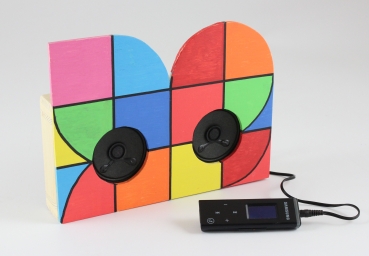 MP3-Lautsprecherbox-Holz