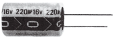 Elkos radiale Bauform, 16 V - 1000 μf