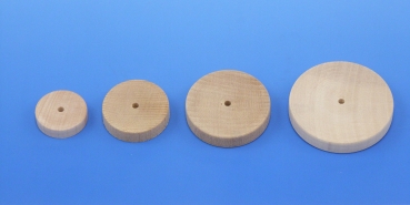 Buchen-Holzräder, 30 x 8 mm