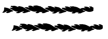 Laubsägeblatt, spiralförmig, Nr. 3, 1 Gros