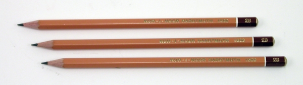 Bleistifte, 4 B  weich